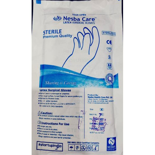 Sterile Powdered Latex Surgical Gloves