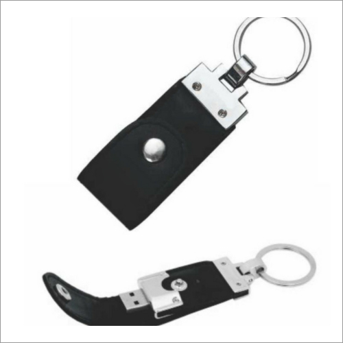 Leather Pendrive Keychain