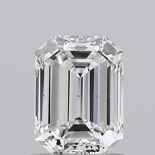 0.85 Carat SI1 Clarity EMERALD Lab Grown Diamond