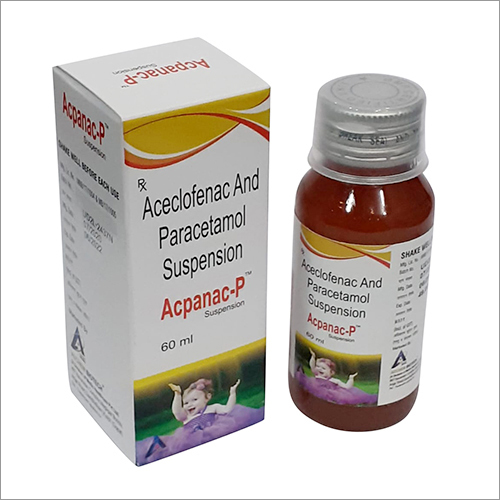 60ml Aceclofenac And Paracetamol Suspension
