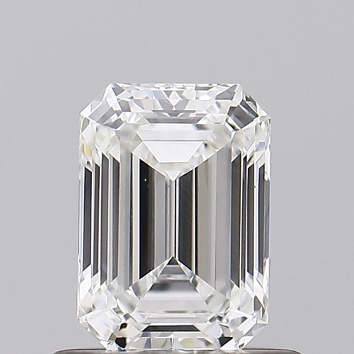 0.82 Carat VVS2 Clarity EMERALD Lab Grown Diamond