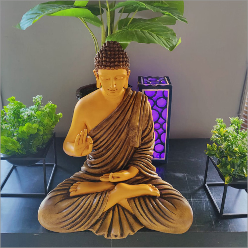 Fiber Based Buddha Sculpture