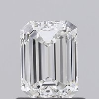 0.81 Carat VVS2 Clarity EMERALD Lab Grown Diamond