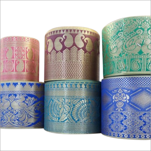 Available In Different Color Banarasi Border Jacquard Lace