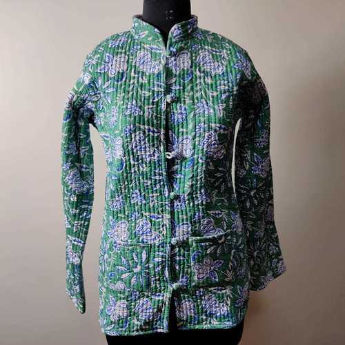 Colourful Cotton quilted Jacket