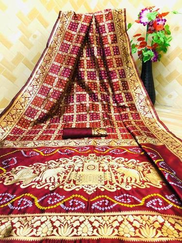 Ladies Bandhej Saree