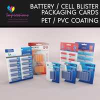 Battery Cell Blister Packaging Cards