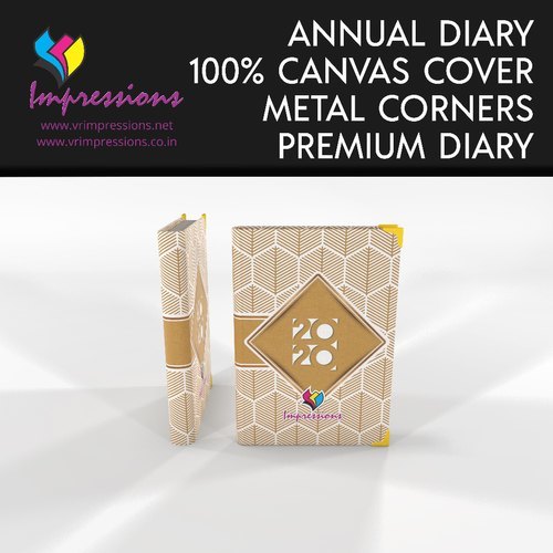 Canvas Cover Executive Diaries By IMPRESSIONS