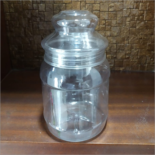 Transparent Tight Grip Plastic Jar
