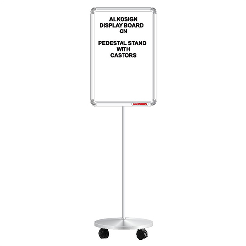 Pedestal Display Stand With Castor