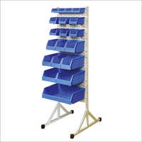 Koala Pick Bins On Fitted With Louvre Panel Stand