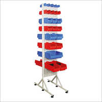 Supra Bins On Louvre Panel Stand