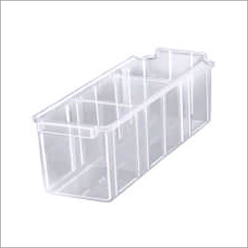 White Plastic Transparent Panda Shelf Bins