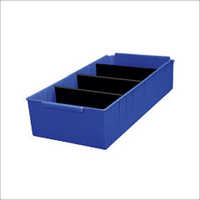 Blue Plastic Panda Shelf Bin