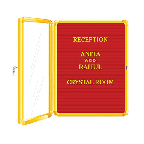 Grooved Felt Cover Notice Board