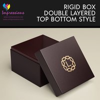 Rigid Top Bottom Double Layered Packaging Box