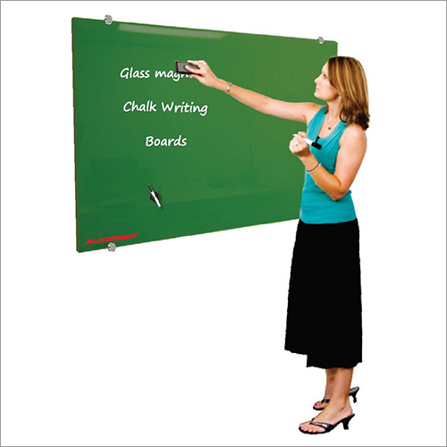 Magnetic Glass Chalk Writing Board