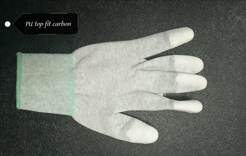 Esd Pu Finger Coated Glove