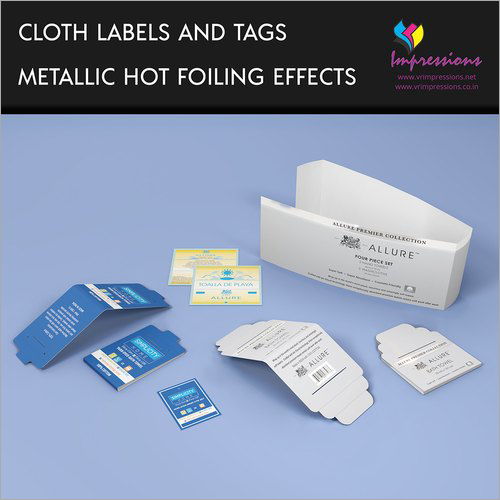 Cloth Tags And Labels With Foiling By IMPRESSIONS