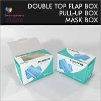 Double Flap Face Mask Packaging Boxes