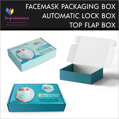 Automatic Lock Face Mask Box