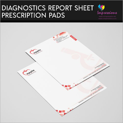 Diagnostic  Prescription Pad Printing Services