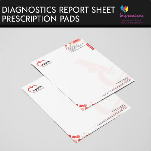 Diagnostic  Prescription Pad Printing सेवाएं