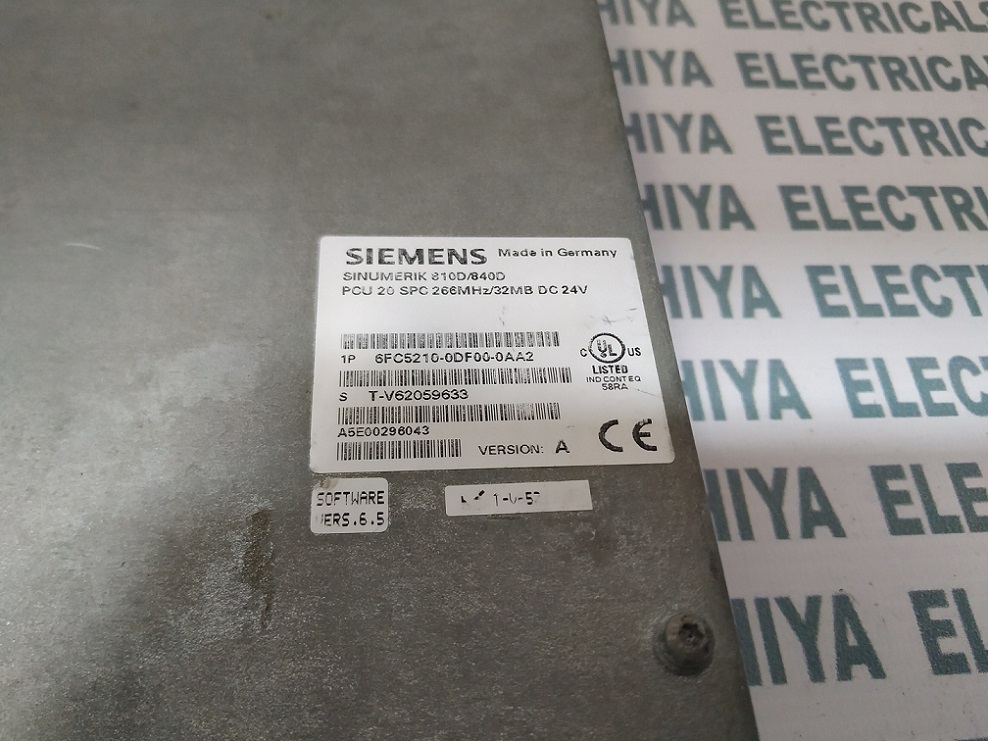 SIEMENS SINUMERIK PCU 6FC5210-0DF00-0AA2