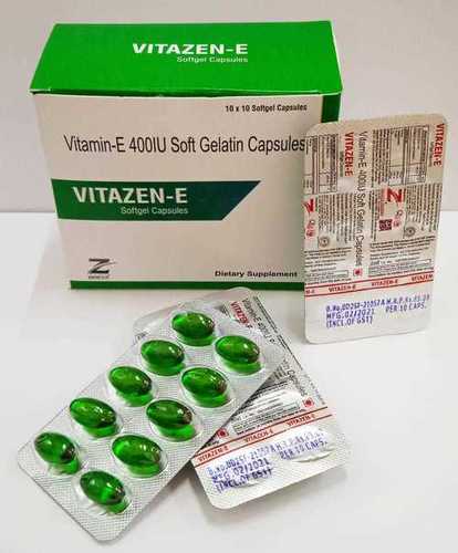 Vitamin E 400iu Soft Gel Capsules