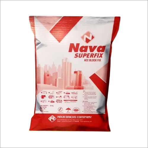 Nava ACC Block Fix Powder - 30kg | Long Service Life, Ideal for Heavy-Duty Construction Applications