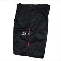 Black Mens Plain Super Poly Short
