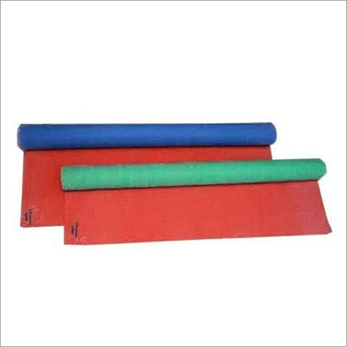 Red Hospital Rubber Sheet Roll