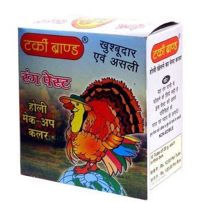 Turkey Holi Makeup Paste