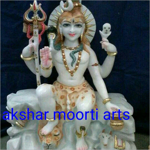 Marble Shiv Parvati Statue