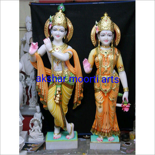 Marble Radha Krishna Moorti