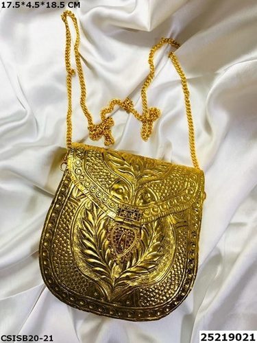 Handmade Designer Brass Clutch Bag