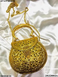 Handmade Designer Brass Clutch Bag