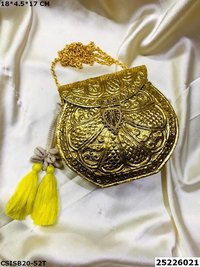 Handmade Designer Brass Clutch Bag