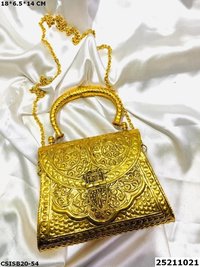 Bridal Brass Clutch Bag