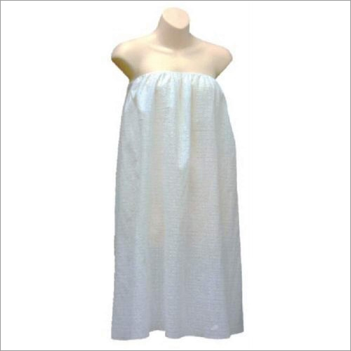 Disposable White Spa Gown