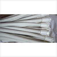 White PVC Spring Waste Pipe