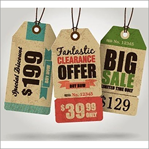 Multicolor Printed Paper Hang Tags