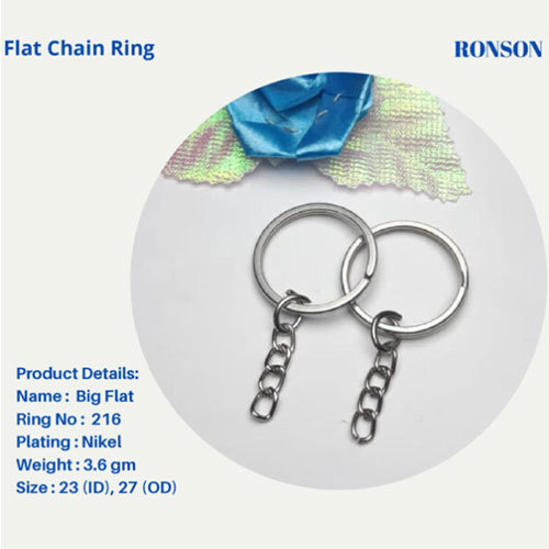 Flat Keychain Ring