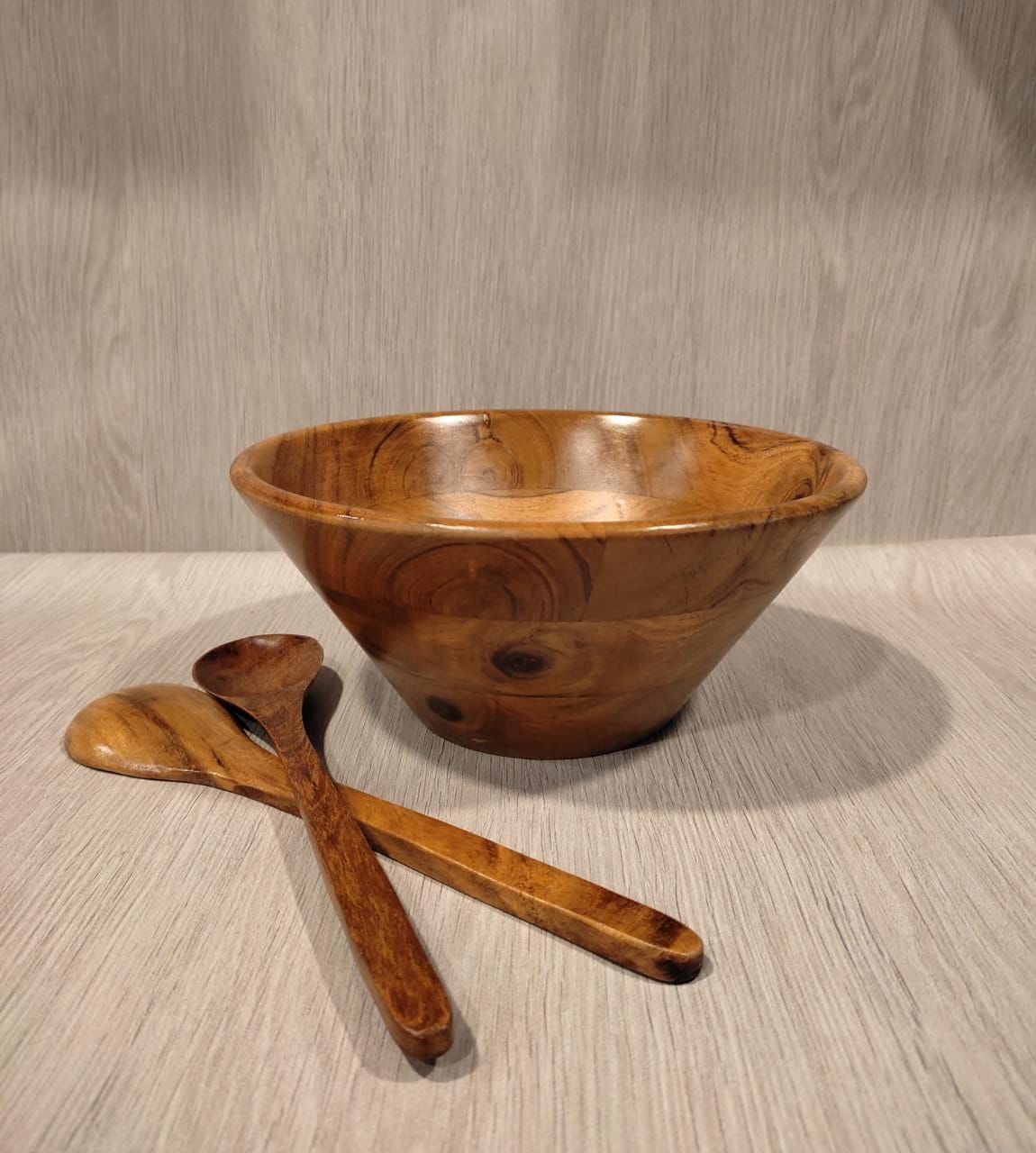 V- Shape Bowl with spoon