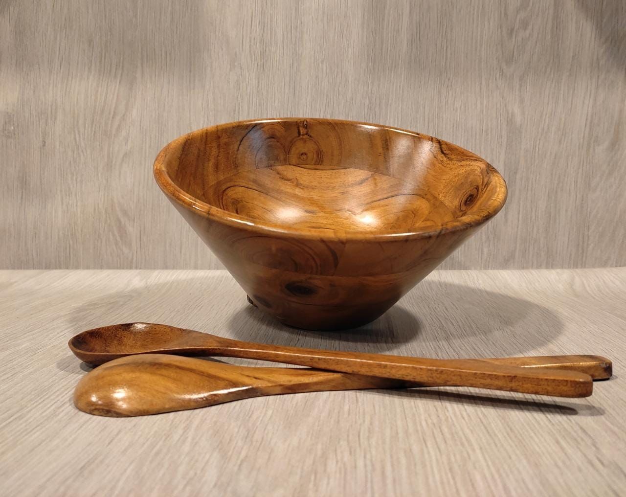 V- Shape Bowl with spoon