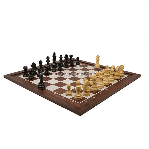 19 Inch Wooden Laminated Chess Board Game Set