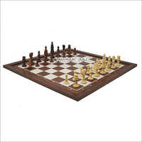 21 Inch Wooden Laminated Chess Board Game Set