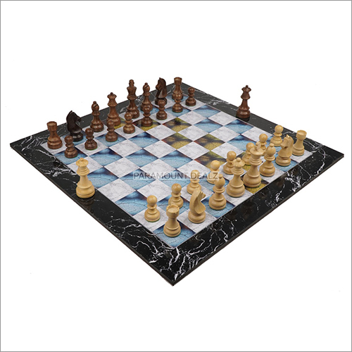 19 Inch Wooden Laminated Chess Board Game Age Group: All