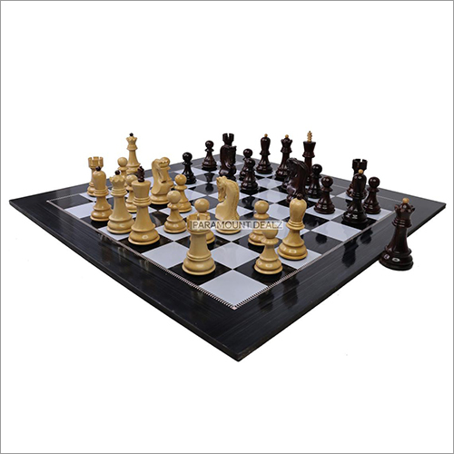 19 Inch Wooden Laminated Chess Board Game Set