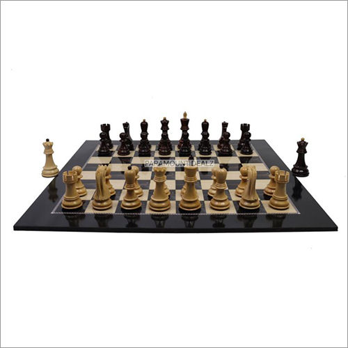 19 Inch Wooden Laminated Chess Board Game Set